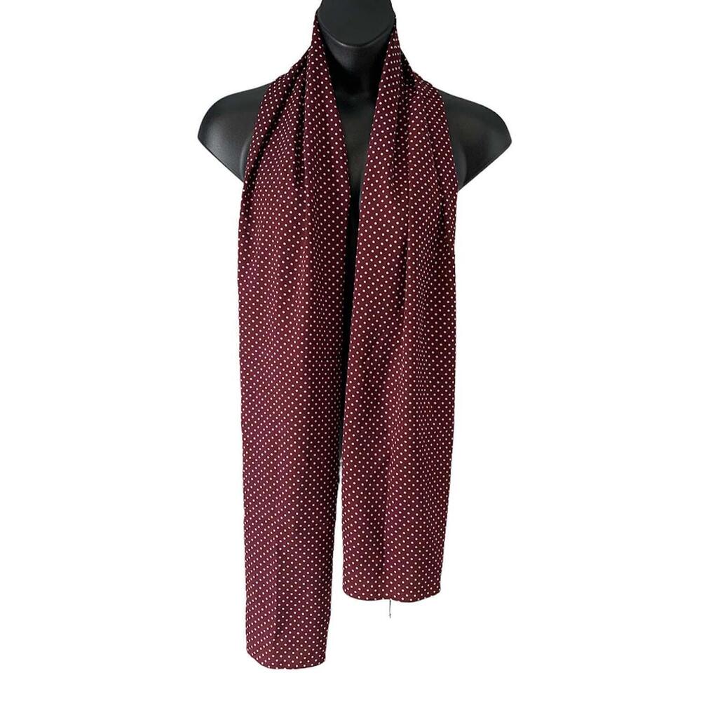 StyleList by Micaela Printed Scarf Mulberry Dot
